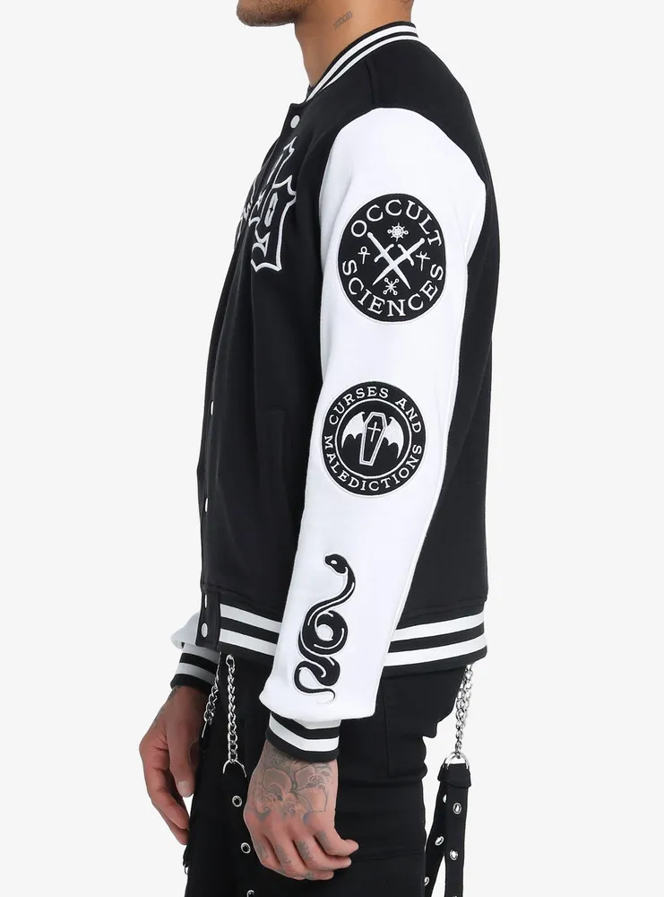 Occult Patches Varsity Jacket