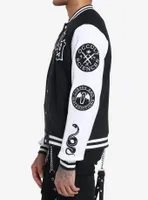 Occult Patches Varsity Jacket