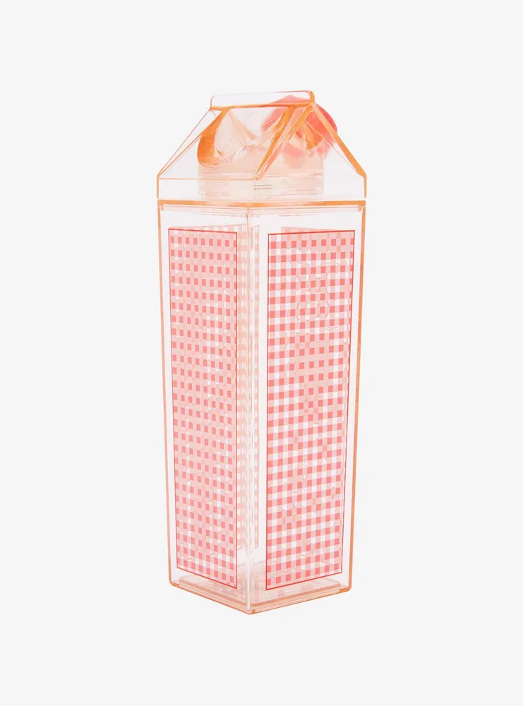 Hello Kitty Sweets Red Milk Carton Water Bottle