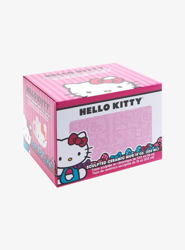 Hot Topic Hello Kitty Face Sculpted Mug