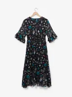 Disney Villains Icons Allover Print Dress - BoxLunch Exclusive