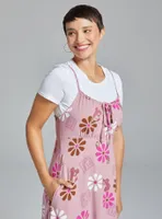 Disney Hercules Floral Meg Allover Print Slip Dress - BoxLunch Exclusive