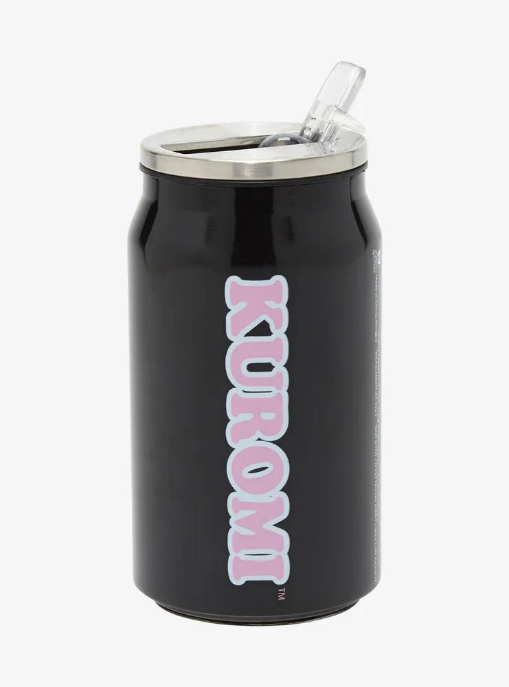 Kuromi Face Soda Can Water Bottle