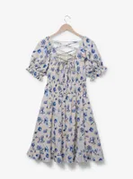 Disney Sleeping Beauty Floral Icons Allover Print Smock Dress - BoxLunch Exclusive