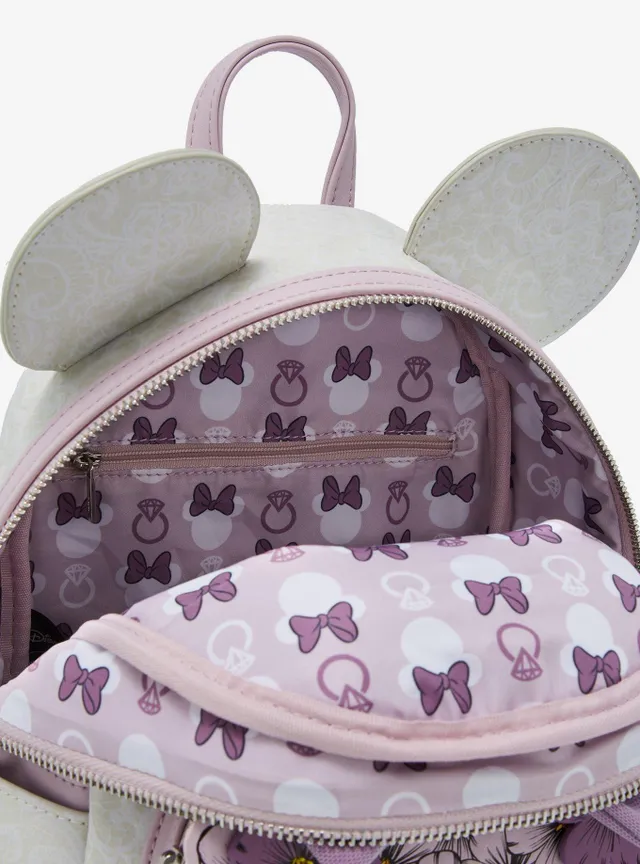 Loungefly Disney Minnie Mouse Faux Fur Mini Backpack - BoxLunch