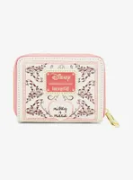 Loungefly Disney Mickey & Minnie Mouse Forever Floral Small Zip Wallet - BoxLunch Exclusive