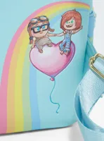 Loungefly Disney Pixar Up Carl & Ellie Rainbow Mini Backpack - BoxLunch Exclusive