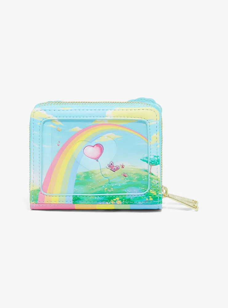 Loungefly Disney Pixar Up Carl & Ellie Rainbow Small Zip Wallet - BoxLunch Exclusive