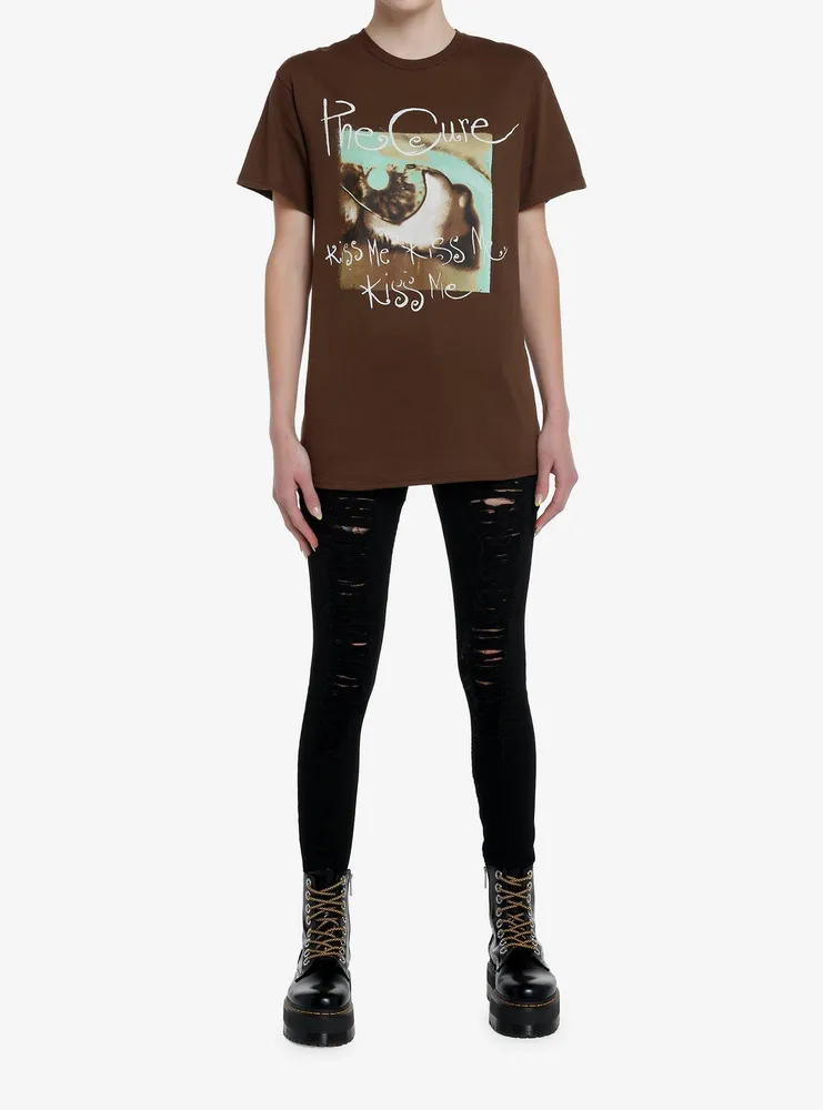 The Cure Kiss Me Album Cover Boyfriend Fit Girls T-Shirt