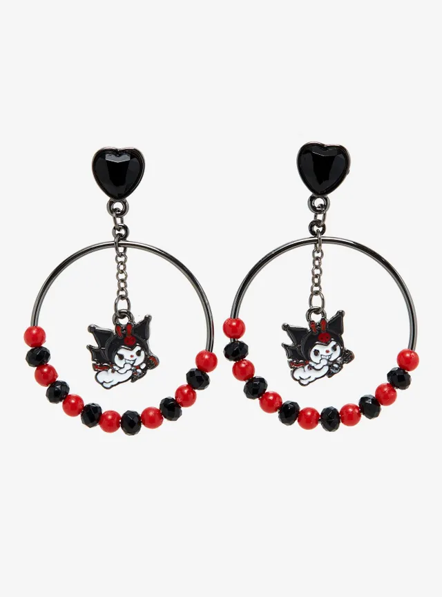 Kuromi Skull Barbed Wire Necklace Set