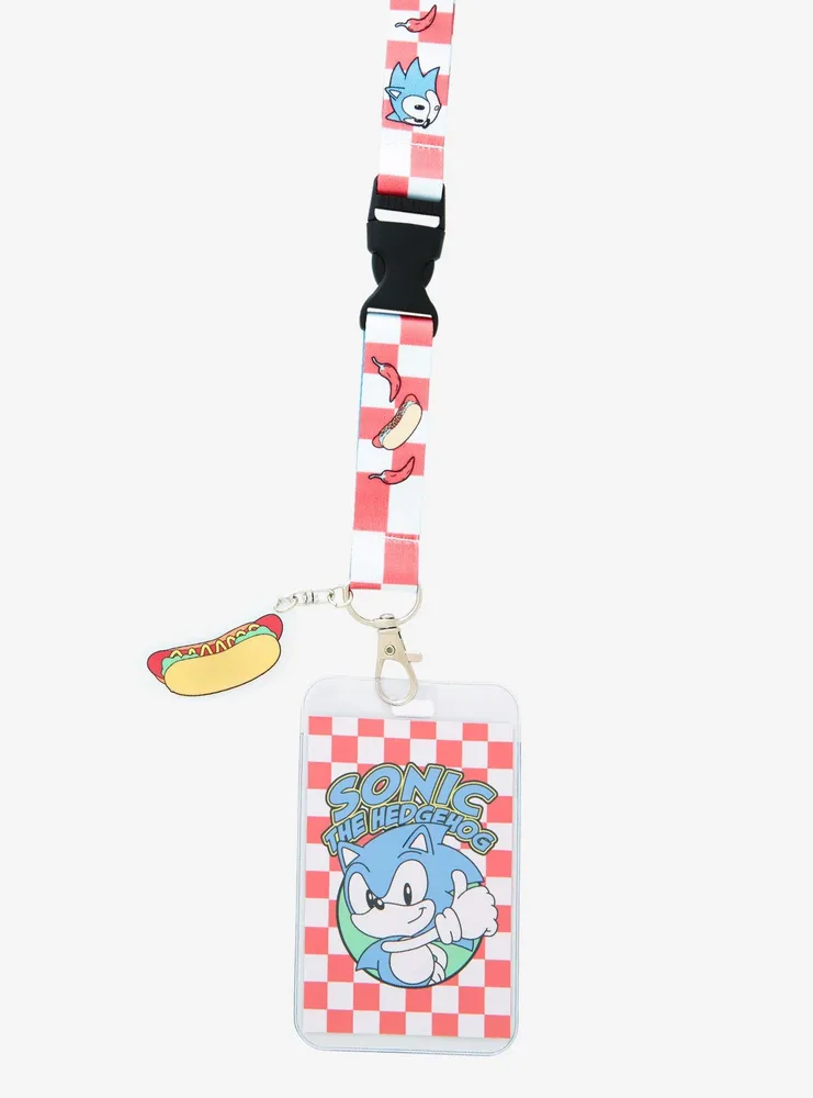 Sonic the Hedgehog Chilidog Allover Print Lanyard - BoxLunch Exclusive