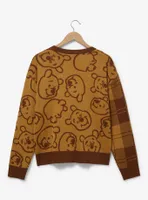 Disney Winnie the Pooh Plaid Bear Outline Women's Cardigan - BoxLunch Exclusive