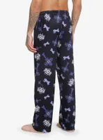 Ghost Icons Allover Print Pajama Pants