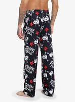 Ice Nine Kills Icons Allover Print Pajama Pants