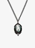 Thorn & Fable Graveyard Cameo Pendant Necklace