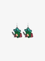 Sweet Society Cowboy Frog Knife Earrings