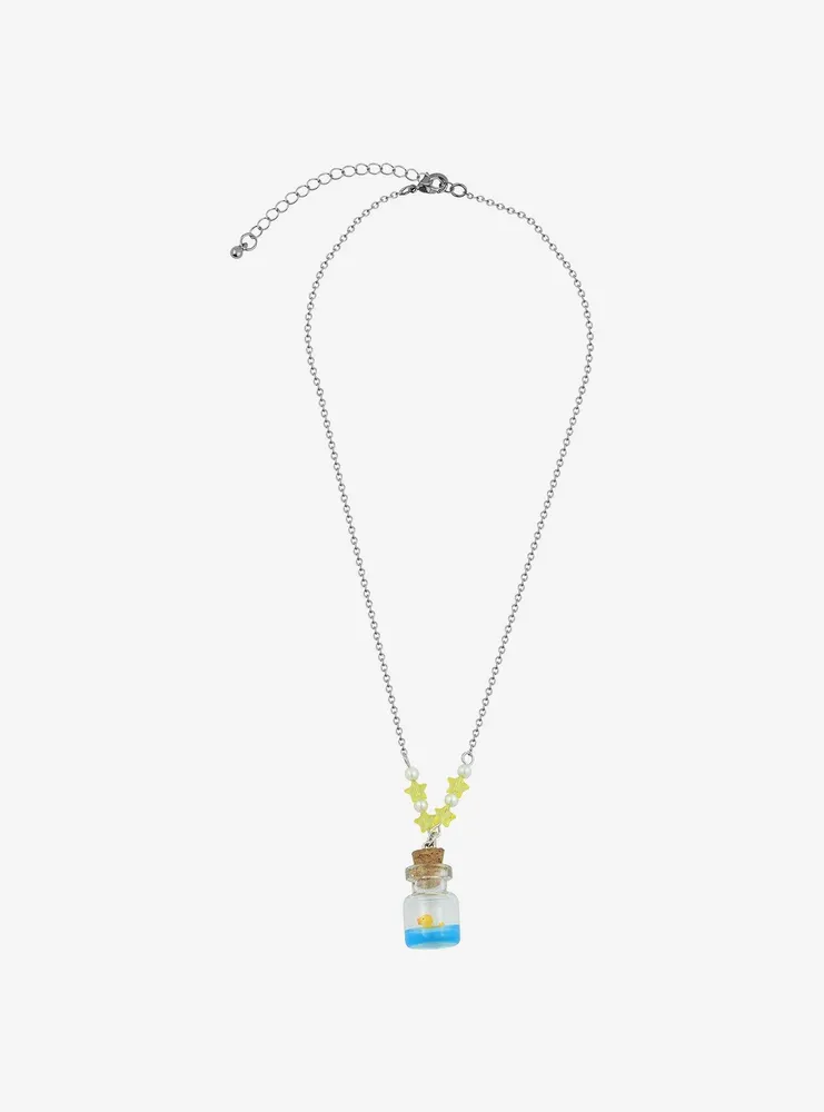 Sweet Society Rubber Duck Bottle Necklace