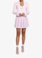 Sweet Society Pink Faux Fur Girls Cardigan