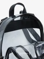 Clear Black Mini Backpack