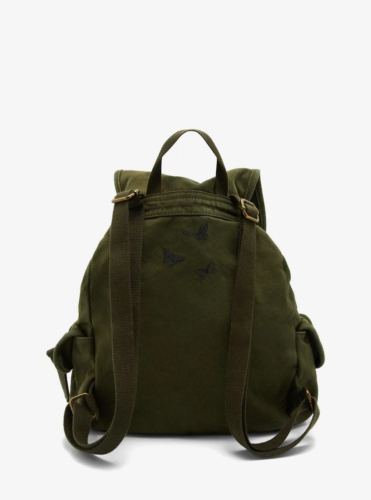 Green Fairy Grunge Slouch Mini Backpack