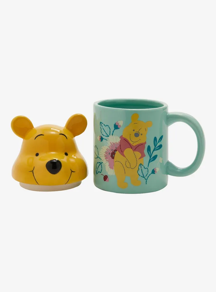 Disney Winnie The Pooh Flowers Mug With Lid