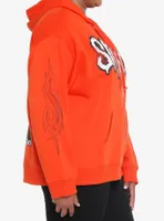 Slipknot Group Photo Orange Girls Hoodie Plus