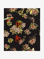 Star Wars Boba Fett Floral Woven Button-Up