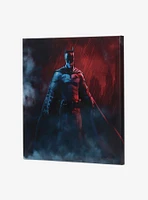 DC Comics The Batman Rain Scene Canvas Wall Decor