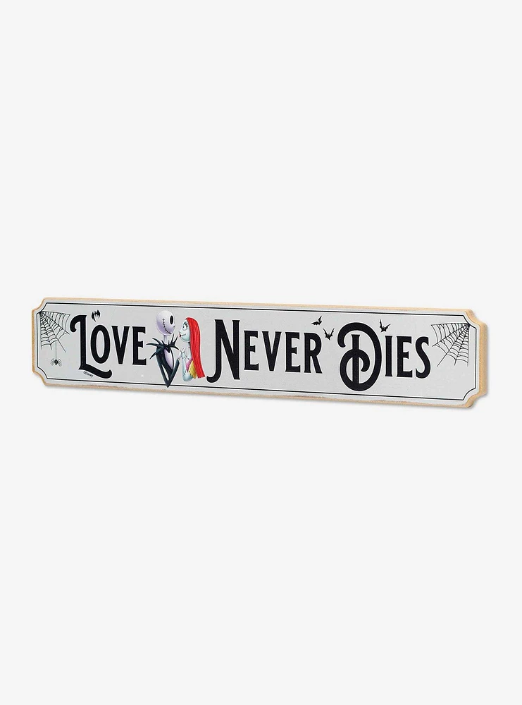 The Nightmare Before Christmas Love Never Dies Wood Wall Decor