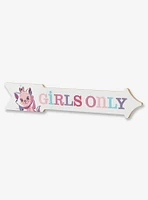 Disney The Aristocats Girls Only Arrow Wood Wall Decor