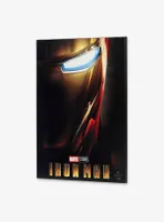 Marvel Iron Man Movie Poster Framed Wood Wall Decor