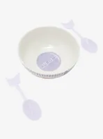 Kuromi Cereal Bowl & Color-Changing Spoons Set Hot Topic Exclusive