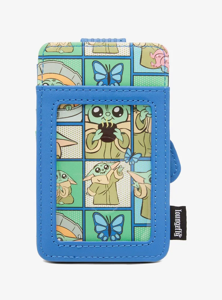 Loungefly Star Wars The Mandalorian Grogu Panels Cardholder - BoxLunch Exclusive