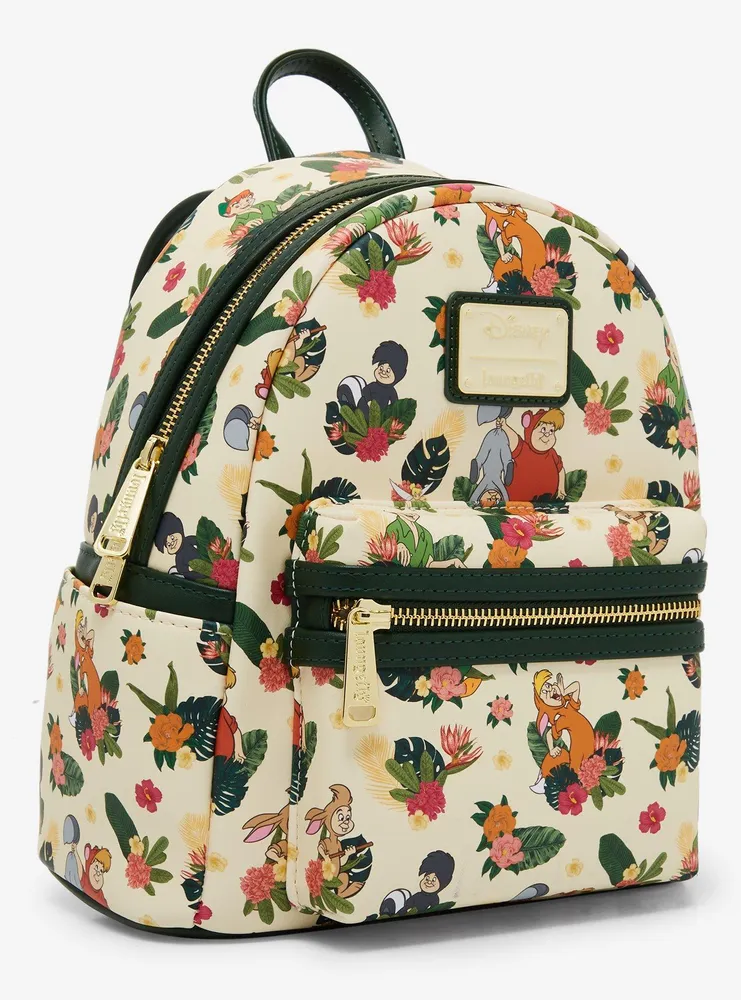 Loungefly Disney Peter Pan Lost Boys Floral Allover Print Mini Backpack - BoxLunch Exclusive