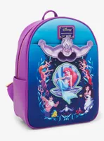 Loungefly Disney The Little Mermaid Characters Group Portrait Mini Backpack - BoxLunch Exclusive