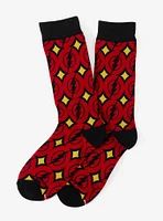 DC Comics The Flash Red Men's Socks