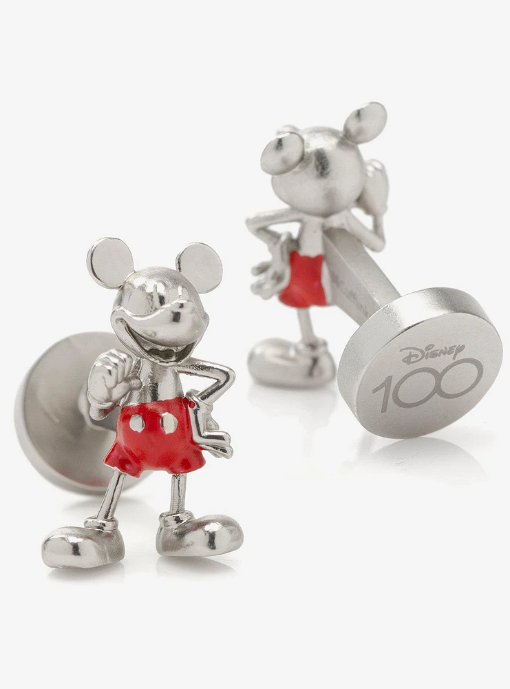 Disney Mickey Mouse Disney 100 Mickey Mouse 3D Enamel Cufflinks
