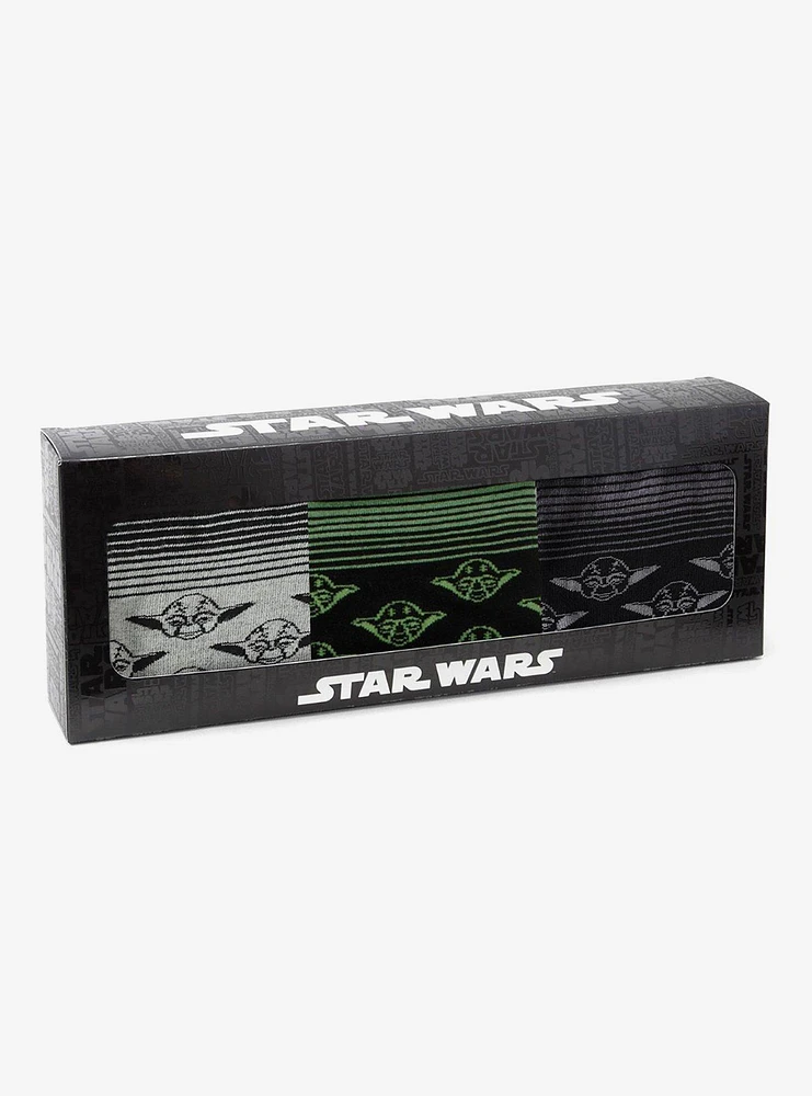 Star Wars Yoda Ombre Stripe Sock 3 Pack Gift Set