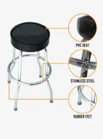 Rocksax David Bowie Logo Bar Stool