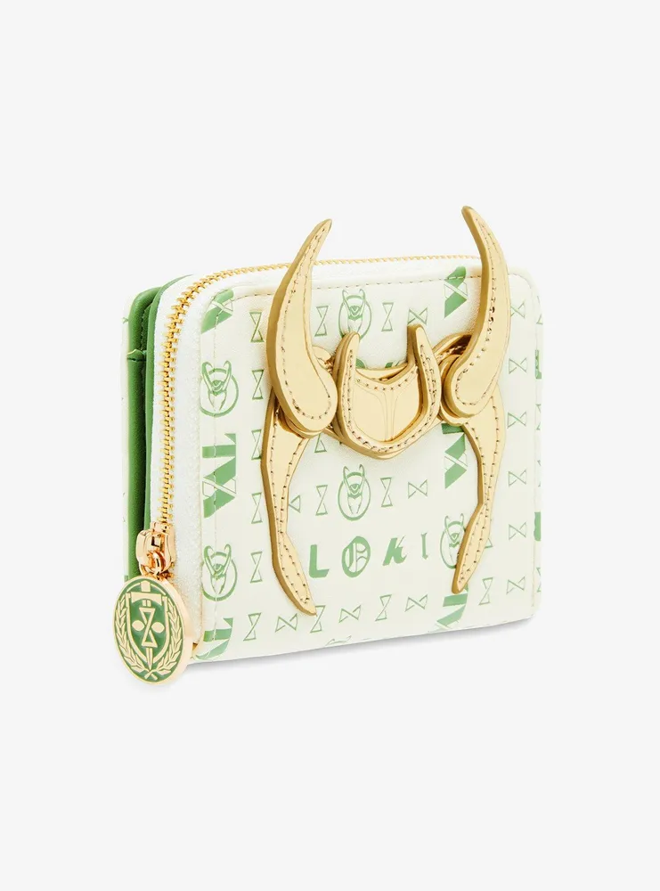 Marvel Loki Figural Horns Small Wallet - BoxLunch Exclusive