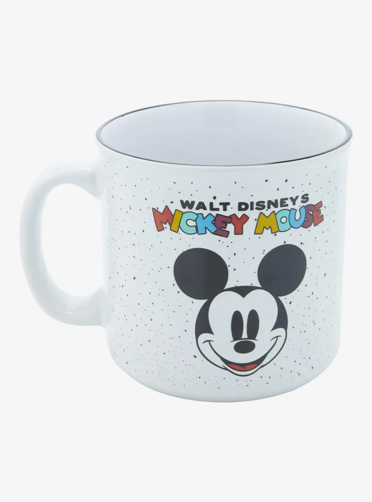 Disney Mickey Mouse Vintage Speckled Camper Mug