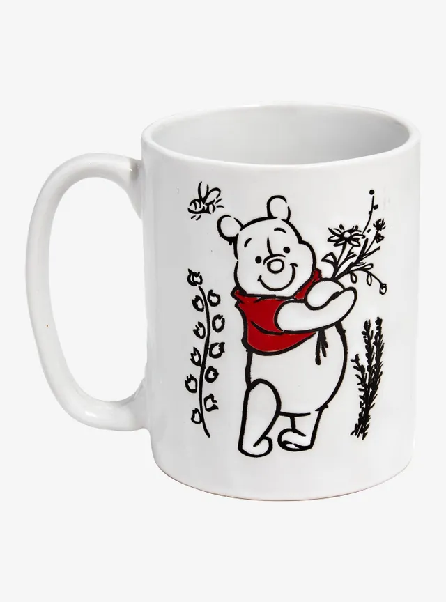 Boxlunch Disney Winnie the Pooh Floral Portrait Mug