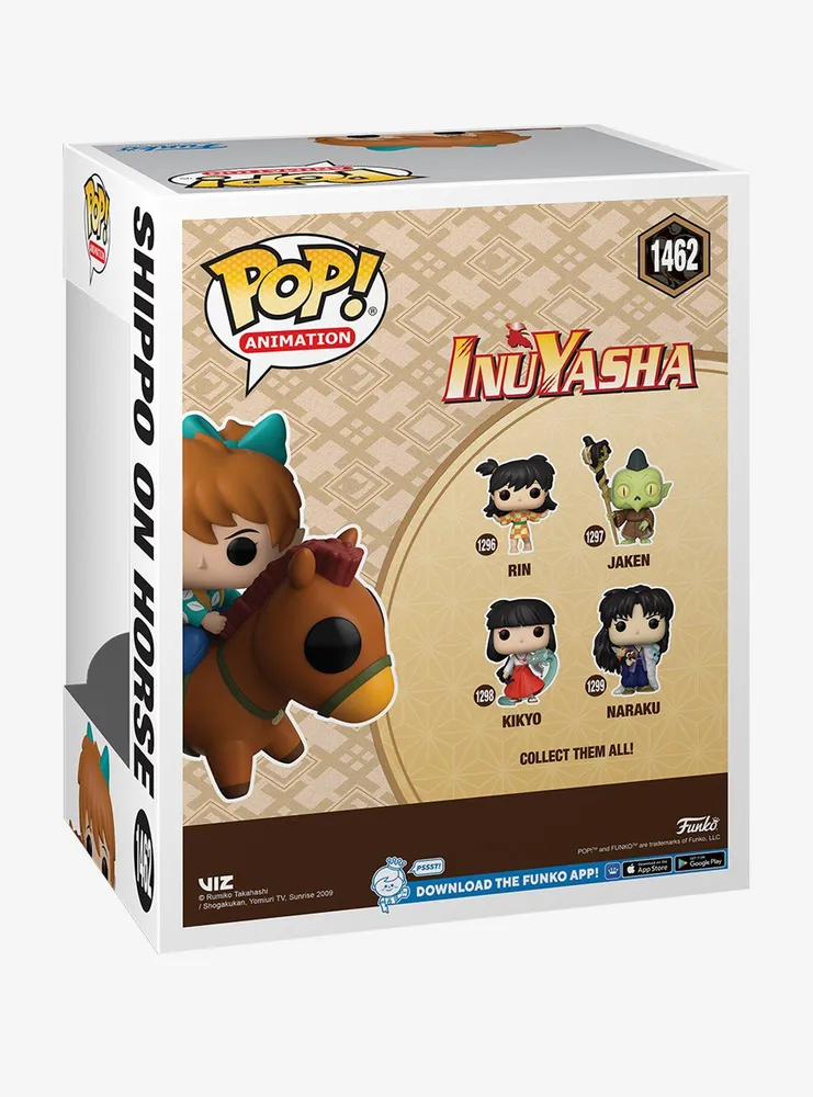 Hot Topic Funko InuYasha Pop! Animation Shippo On Horse Vinyl Figure 2023  Fall Convention Exclusive