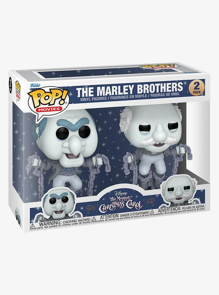 Funko Disney The Muppet Christmas Carol Pop! Movies The Marley Brothers Vinyl Figure 2 Pack