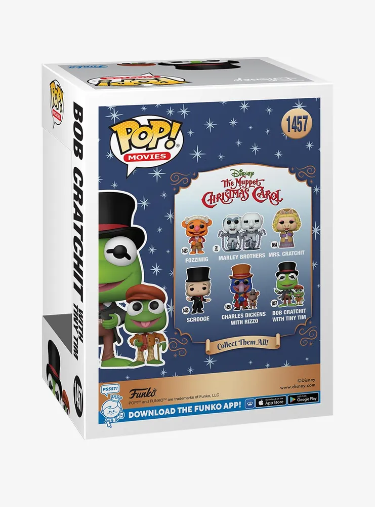 Funko Disney The Muppet Christmas Carol Pop! Movies Bob Cratchit With Tiny Tim Vinyl Figure