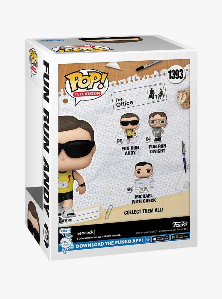 Funko The Office Pop! Television Fun Run Andy Vinyl Figure