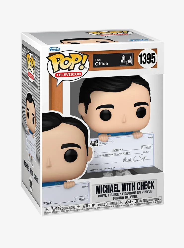 Funko The Office Pop! Television Michael With Check Vinyl Figure