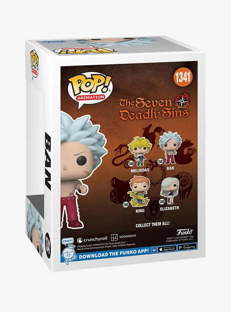 Funko The Seven Deadly Sins Pop! Animation Ban Vinyl Figure