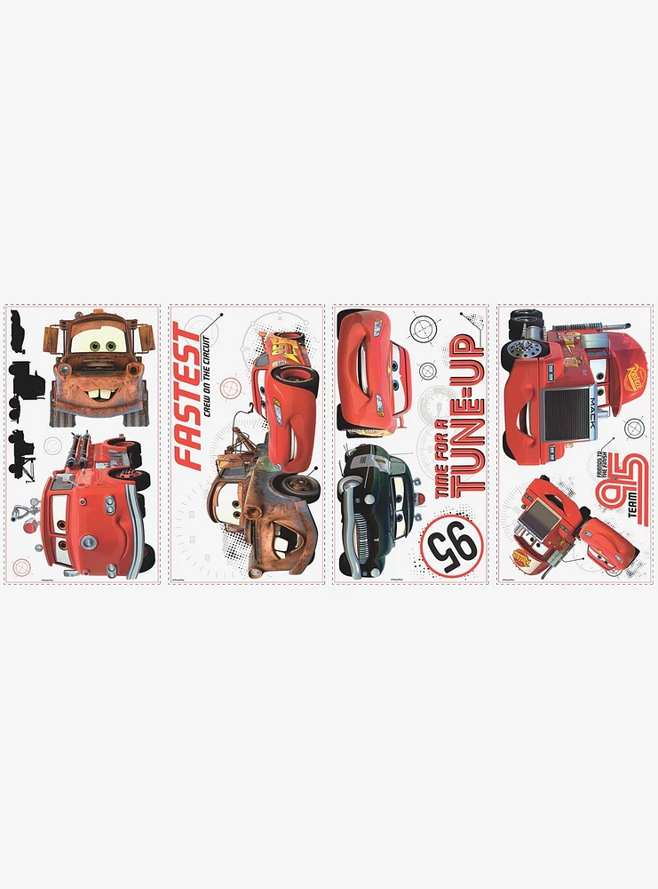 Disney Pixar Cars Friends To The Finish Peel And Stick Wall Decals