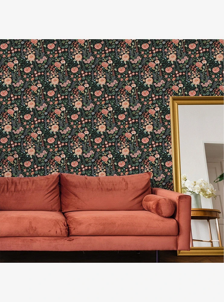 Waverly Fiona Floral Peel & Stick Wallpaper